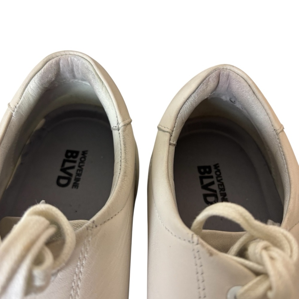 Wolverine BLVD Sneaker W990187 White Leather Low Top Sneakers Men’s Size 10 - Picture 10 of 11